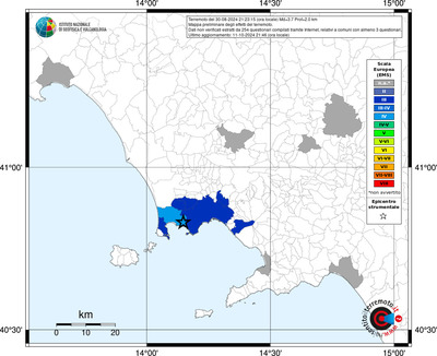 Mappa EMS riferita ai limiti comunali