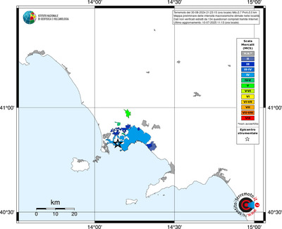 Mappa MCS - territori delle località