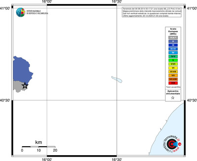 Mappa EMS - territori comuni