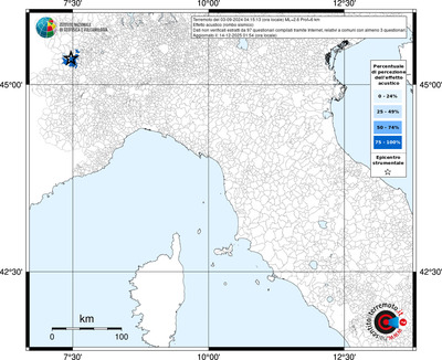 Mappa territorio comunale con almeno 3 questionari