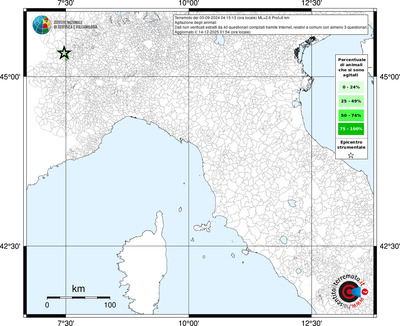 Mappa territorio comunale con almeno 3 questionari