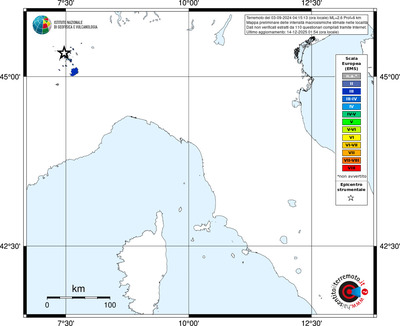 Mappa EMS - territori località