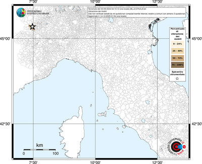 Mappa territorio comunale con almeno 3 questionari