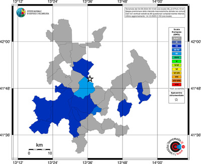 Mappa EMS - territori comuni
