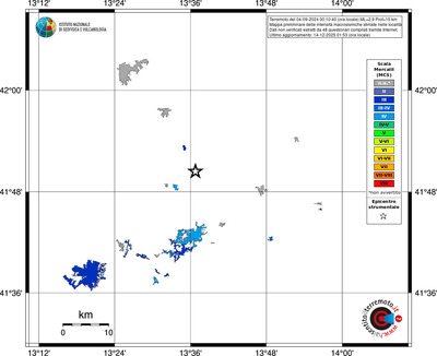 Mappa MCS - territori località