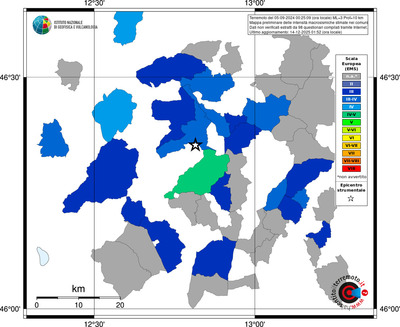 Mappa EMS - territori comuni
