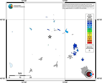 Mappa EMS - territori località
