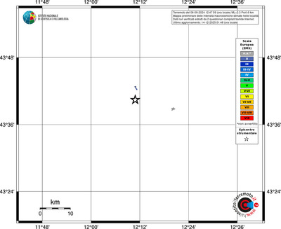 Mappa EMS - territori località