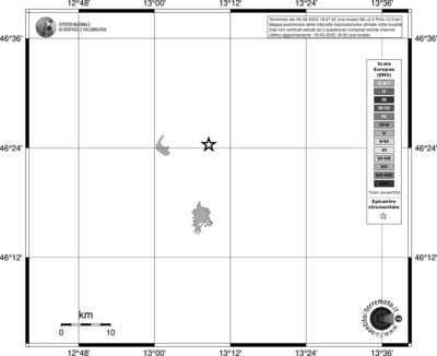 Mappa EMS - territori delle località
