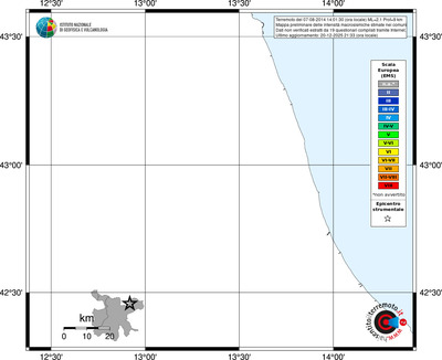 Mappa EMS - territori comuni