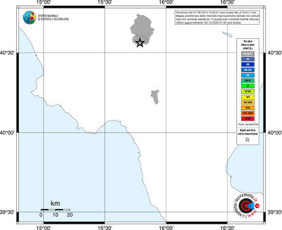 Mappa MCS - territori comuni