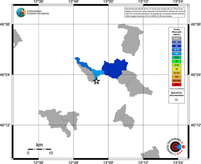 Mappa MCS - territori comuni