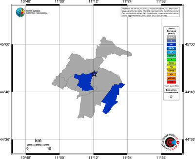 Mappa EMS - territori comuni