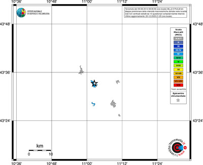 Mappa MCS - territori località