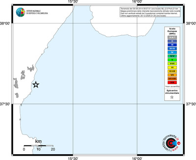 Mappa EMS - territori località