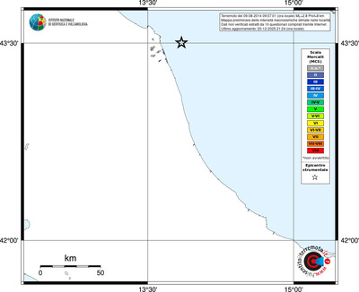 Mappa MCS - territori località