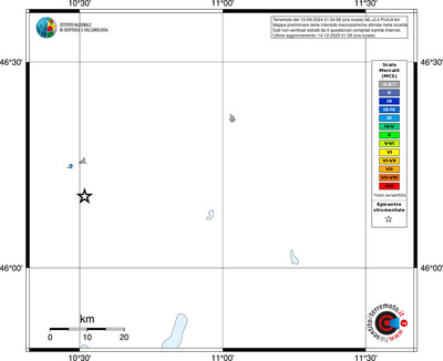 Mappa MCS - territori località