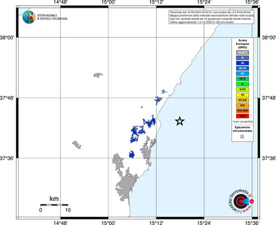 Mappa EMS - territori località