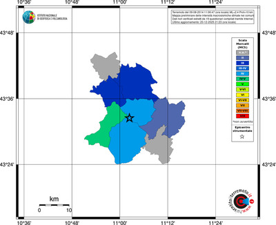 Mappa MCS - territori comuni