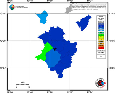 Mappa EMS - territori comuni