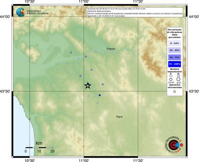 Mappa comuni con almeno 3 questionari