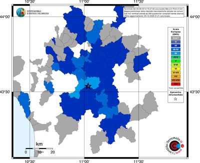 Mappa EMS - territori comuni