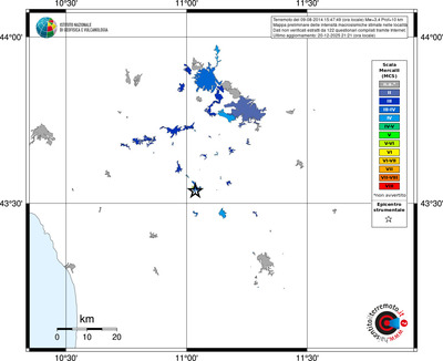 Mappa MCS - territori località