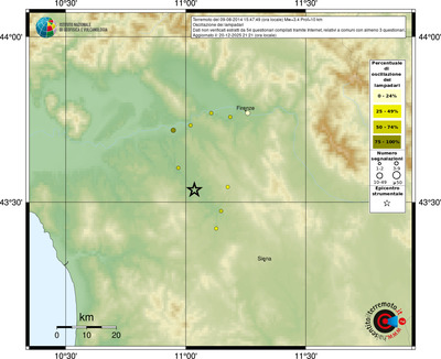 Mappa comuni con almeno 3 questionari