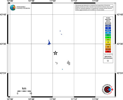 Mappa MCS - territori località