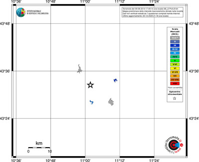 Mappa MCS - territori località