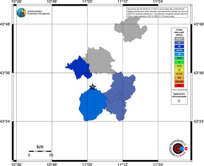 Mappa MCS - territori comuni