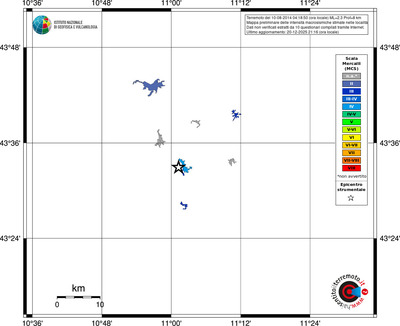Mappa MCS - territori località