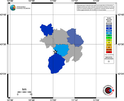 Mappa MCS - territori comuni