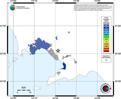 Mappa EMS - territori località