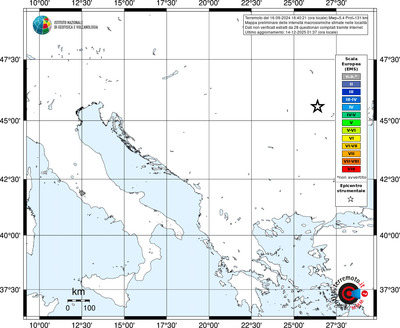 Mappa EMS - territori località