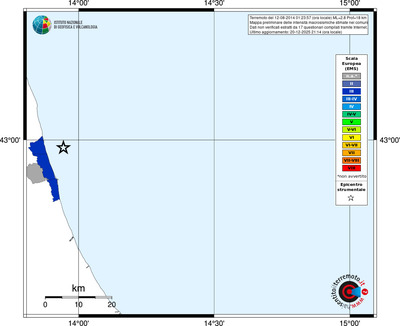 Mappa EMS - territori comuni
