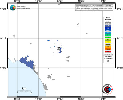 Mappa MCS - territori località
