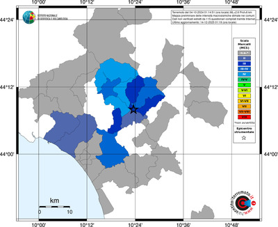 Mappa MCS - territori comuni
