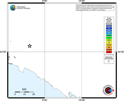 Mappa MCS - territori località