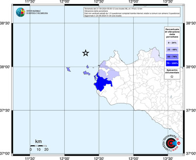 Mappa effetto tematico riferita ai limiti comunali