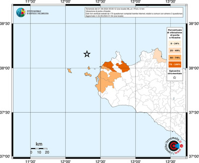 Mappa effetto tematico riferita ai limiti comunali