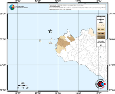 Mappa effetto tematico riferita ai limiti comunali