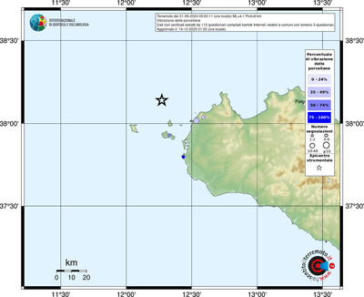 Mappa comuni con almeno 3 questionari