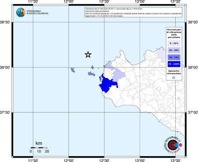 Mappa territorio comunale con almeno 3 questionari