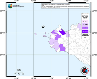 Mappa territorio comunale con almeno 3 questionari