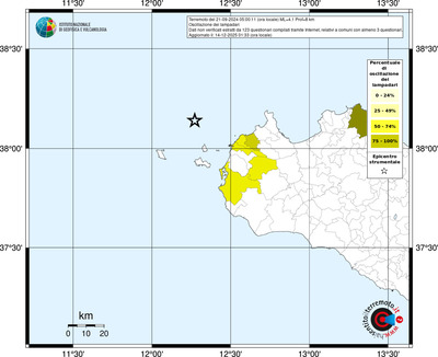 Mappa territorio comunale con almeno 3 questionari