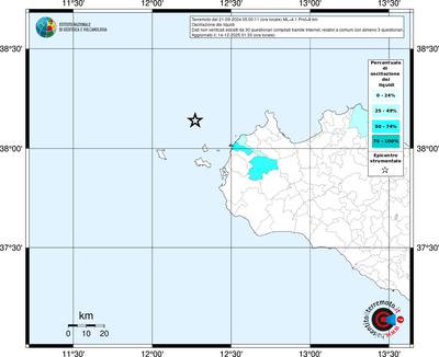 Mappa territorio comunale con almeno 3 questionari