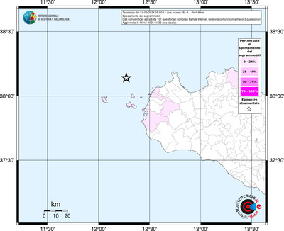 Mappa territorio comunale con almeno 3 questionari