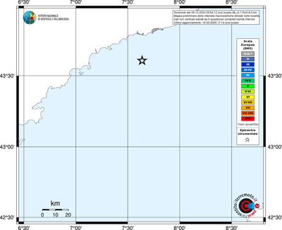 Mappa EMS - territori delle località