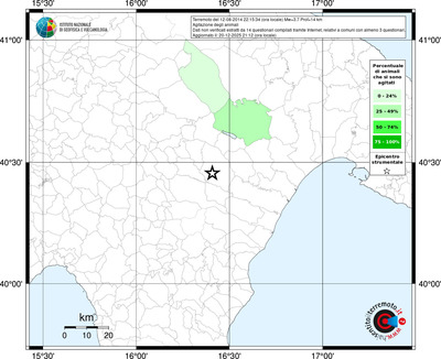 Mappa territorio comunale con almeno 3 questionari